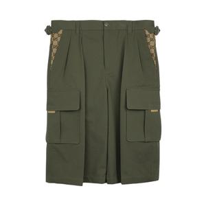 (명품) 구찌 카고 코튼 버뮤다 팬츠 742784 ZA