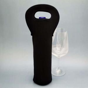 보온 보냉 네오프렌 와인 캐리어 블랙