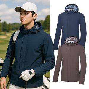 비티알 남성 골프 사파리 후드 탈부착 바람막이 자켓 BSC065SJ2M