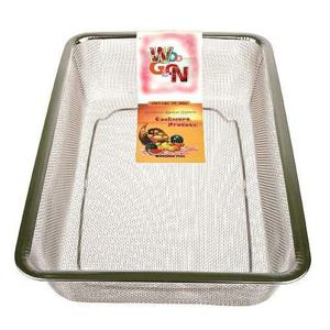 진성 사각바구니 대A 소쿠리 스테인레스 채망 채반