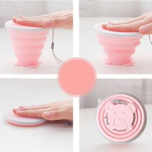 등산컵 포켓컵 변신컵320 신광 접이식컵320ml 실리콘