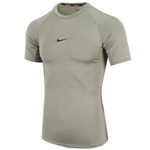 [정품] 나이키 프로 드라이 핏 타이트 반팔 피트니스 탑 (FB7933-320)