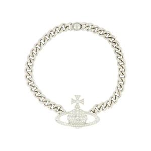 비비안웨스트우드 크리스털 장식 구체 네크리스 6301013W02P409