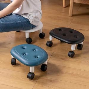 이동식 쿠션 바닥의자 바퀴달린 앉은뱅이 좌식 무빙 청소 의자