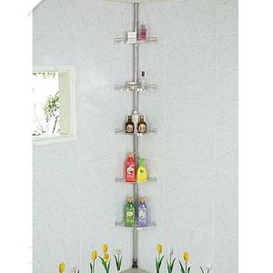 다용도 투명코너선반5단 코너선반 선반 공간활용 정리대 공간활용선반