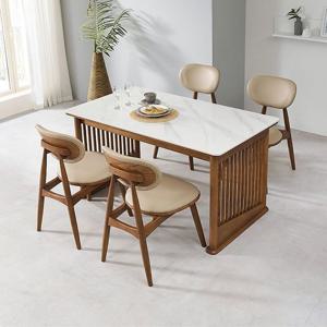 [착불배송] CZ2330 4인 세라믹식탁 의자 세트 2colors 1400식탁 4인식탁 4인용식탁 4인식탁세트 원목세라믹식탁 식탁 원목식탁 주방식탁 다이닝식탁