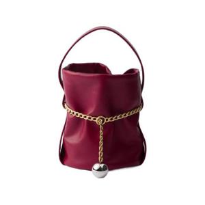 프라다 쁘띠 삭 누아 나파 레더 미니 버킷 백 체리 1BE088-2DX8-F0D28
