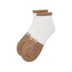 헤지스 골프 25FW 화이트 남성 컬러 배색 무봉제 미들 삭스 HUSS5F602OW