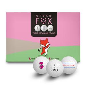 어반폭스 트리플 퍼팅 라인 3피스 캐릭터 골프공 15알 LGF1M002