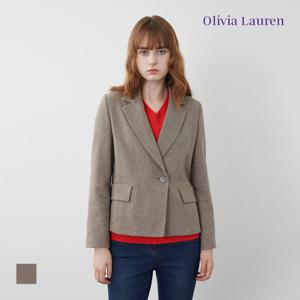 [올리비아로렌] 헤링본 크롭 재킷_VOCFU3W9141