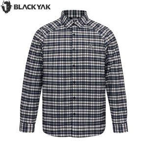 블랙야크 남성 간절기 아웃도어 등산 긴팔 이너 베이직 체크 셔츠1 1BYYSFU001NA