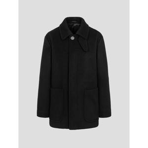 [로가디스] [SMART4 ] 울혼방 루즈핏 하프 코트 - 블랙 (RX5930PL25)