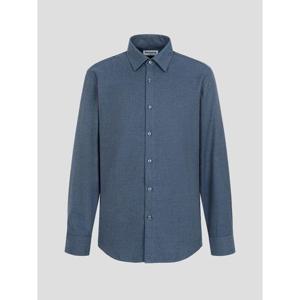 [로가디스] 트윌 솔리드 기모 셔츠 - 블루 (MA5964FC4P)