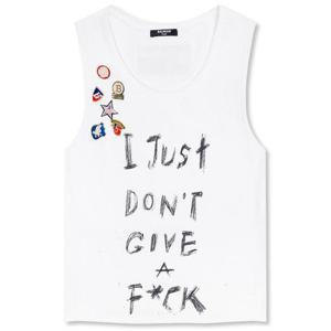 발망 민소매 티셔츠 YF1A155 GB61 White