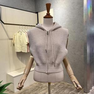 [ab.f.z]AOZ4ZV31J_크롭 후드 니트 베스트