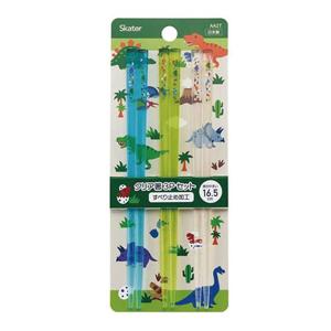 스케이터 다이노사우루스 아크릴 젓가락 16.5cm 3P 세트 젓가락 어린이젓가락 캐릭터젓가락 귀여운젓가락