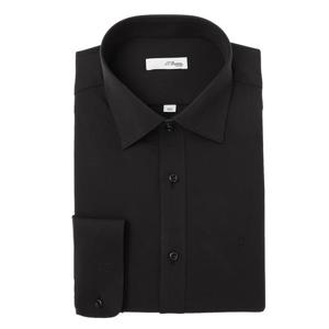 [에스티듀퐁(셔츠)]착용감편한구김없는기본슬림셔츠SE5FM21LS361SBK