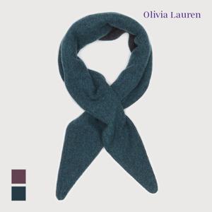[올리비아로렌] 양면 배색 쁘띠 머플러_VYCXF4Z9221