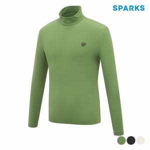 [스팍스]남성 베이직 스몰로고 베이스레이어 하이넥 하프넥 티셔츠 SP3MTS080