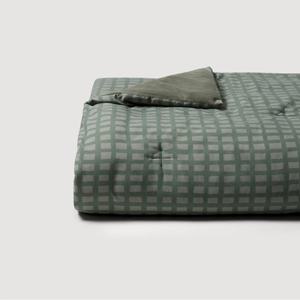 [JAJU/자주] 소프트 극세사 피치스킨 차렵이불_Q_돌담카키