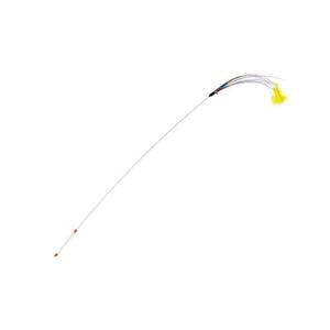 캣파우 레인보우 공작깃털 롱 낚시대 1개