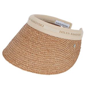 헬렌카민스키 여성 비앙카 12 바이저햇 누가네츄럴로고 HAT51794 NOUGATNATLOGO