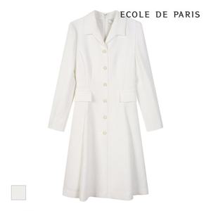 [에꼴드파리/드라로얄] 카라넥 A라인 원피스_RB32WOAE18A