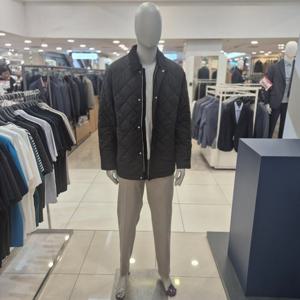 [지오지아]2025년F/W카라배색경량퀄팅중기장 패딩점퍼ABF4JP1101