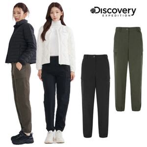 [디스커버리] DWPT76056 여성 기모 테이퍼드 카고 조거팬츠 겨울팬츠