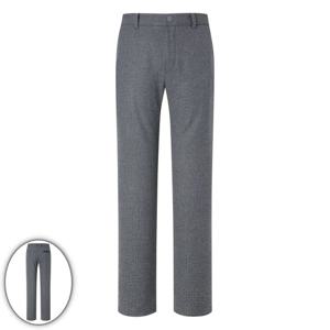 [헤지스골프] 남성 체크 슬림핏 기모 팬츠 그레이 (HUPA5D714G3)