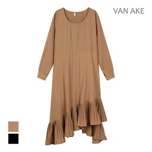 [반에이크] 언발 밑단 플리츠 원피스_VB3ZOPUG01Z