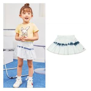 [게스키즈]연청 티어드 스커트 (G33DAS011-T)