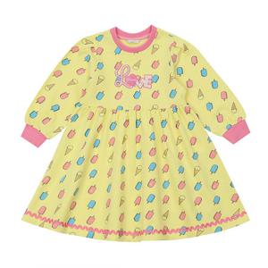 [게스키즈]아이스크림 전판 원피스 (G42DAO040-T)