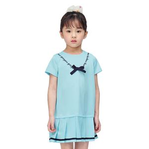 [게스키즈]로고 PK 원피스 (G23KAO030-T)