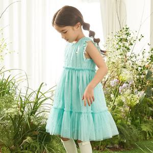 [게스키즈]블링 셔링 샤 원피스 (G32DAO070-T)