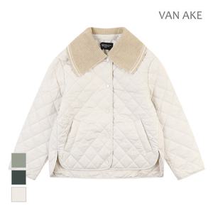 [반에이크] 니트배색 퀼팅점퍼_VB3YPDMD12G