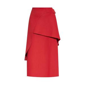 토리버치 레이어드 비대칭 미디 스커트  171756