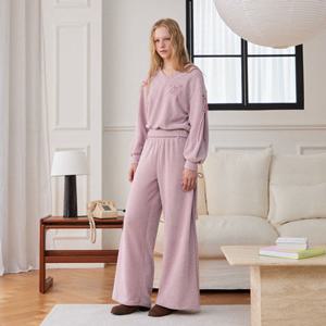 [에고이스트][BLUE LABEL] 레이스업 와이드 밴딩 팬츠(ER4OPT06)