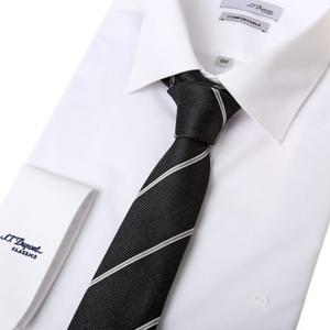 [S.T듀퐁]25 S S 신상 TE5SM62KA256TGY(그레이) 스트라이프 선염 넥타이