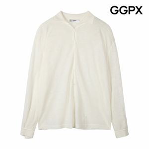[GGPX] 싱글 카라 버튼 오픈 니트 (GP7KP030F)