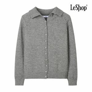 [르샵] 콩버튼 오픈 카라넥 니트 가디건 (BPAKC004A)