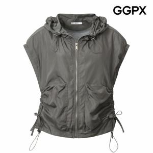 [GGPX] 스트링 포켓 바스락 후드 베스트 (GP8VT001B)