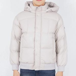 [게스]게스 남성 후드탈착 다운봄퍼 패딩 라이트베이지 MO4W5875
