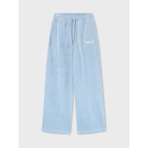 [후아유] Velour Embroidery Wide Pants / WHTMF4V21F