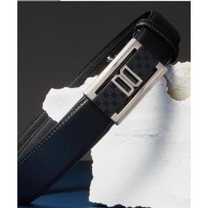 [닥스] 블랙 DD장식 무광버클 소가죽 자동벨트 DBBE5E762BK