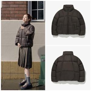 [FILA] 차정원 착용 휠라 시그니처 여성 플로우 다운 초코 (FS254DJ01F001234)