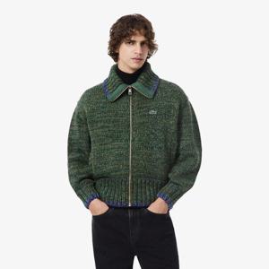 [라코스테공식] 남성 헤비 와이드카라 풀집업 자켓 AH5343-55N 6IJ