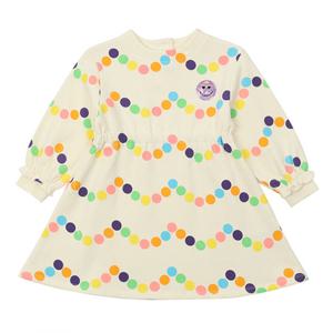 프렌치캣8 아이보리 멀티 도트 원피스 (Q35DBO160W2)