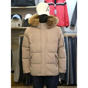 팜스프링스 세이브존03 팜스프링스 남성 골프 겨울 라쿤퍼 후드 덕 패딩 점퍼 ASWDM244554GA