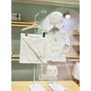 압소바HM (26년말띠아기)새싹곰 오가닉 출산선물세트 4종 (Q8A1A10121)